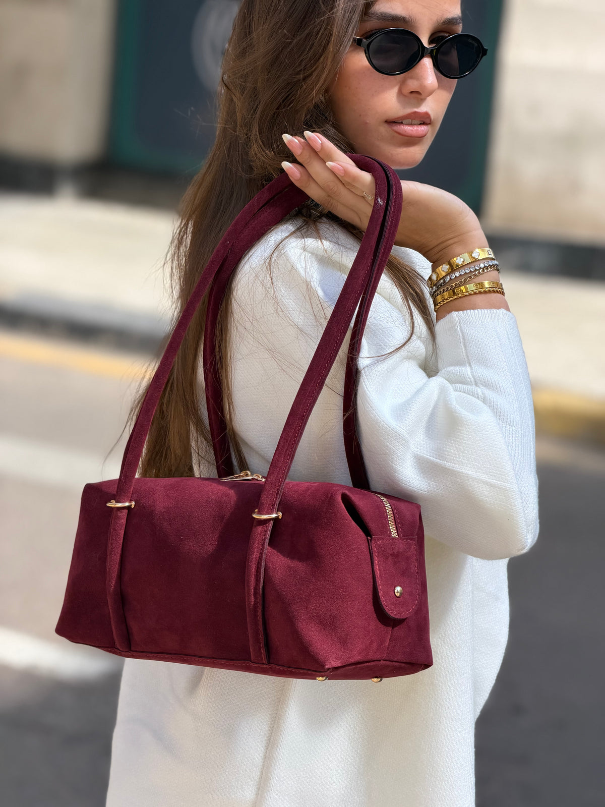 Alma Bag-Burgundy