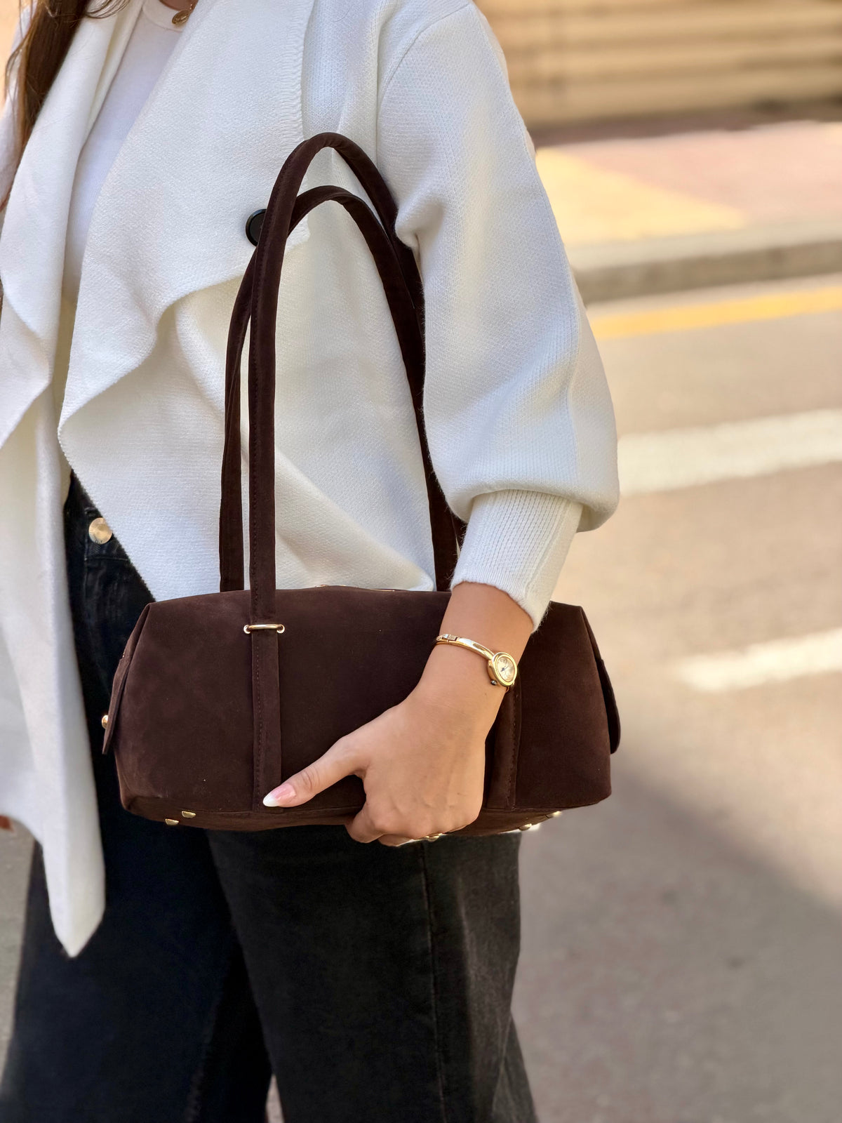 Alma Bag-Dark Brown